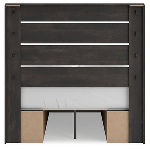 Hollivern  Panel Bed With Storage