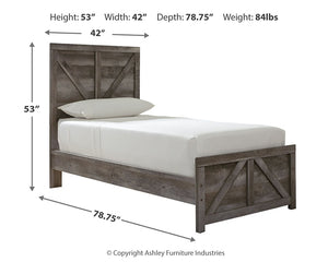 Wynnlow  Crossbuck Panel Bed