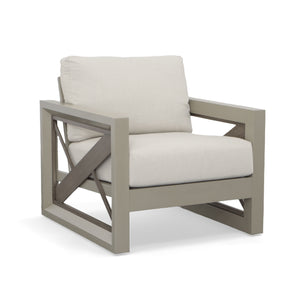 Dalilah - Patio Arm Chair - Gray