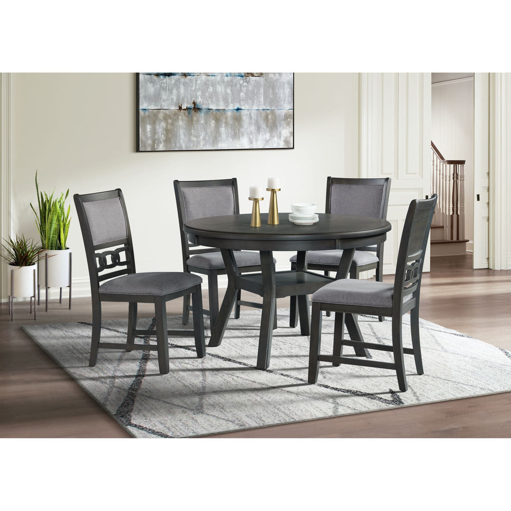 Amherst - Dining Table With Wood Leg - Grey Finish