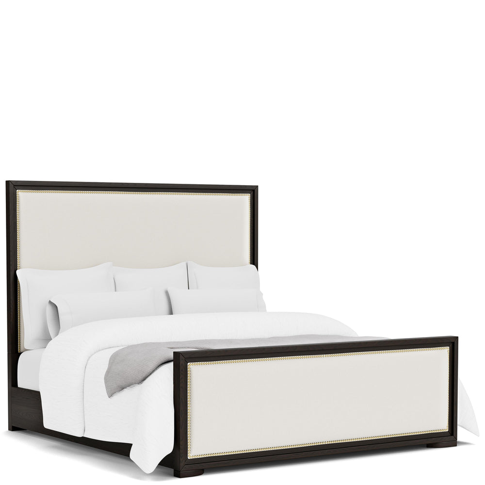 Lydia - King Upholstered Bed - White