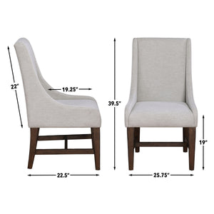 Auburn - Arm Chair (Set of 2) - White