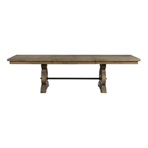 Stone - Standard Height Dining Table - Dark Grey Finish