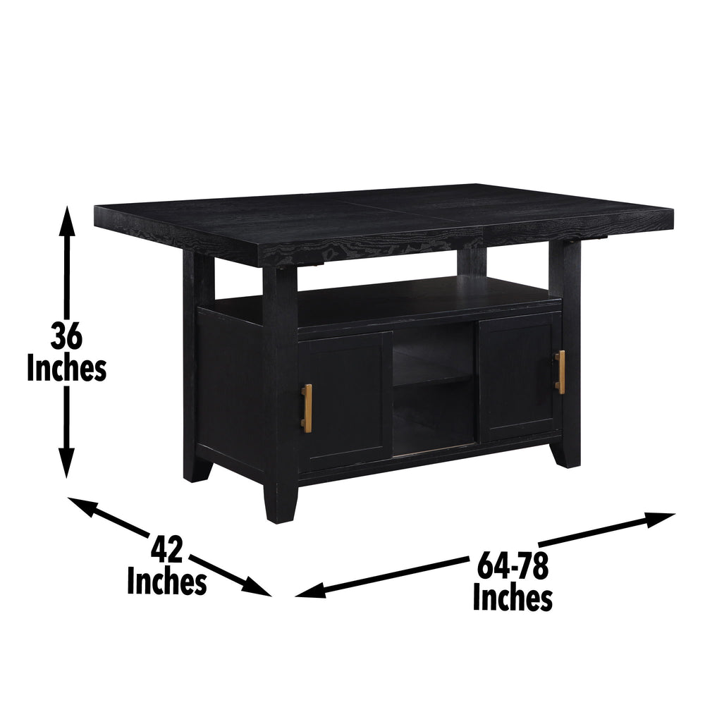 Yves - Dining Table - Black