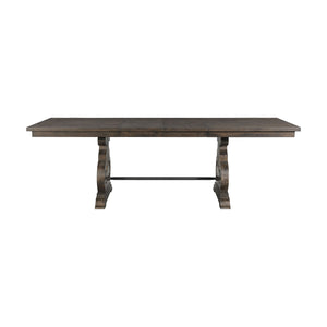 Stone - Counter Height Dining Table - Smokey Walnut