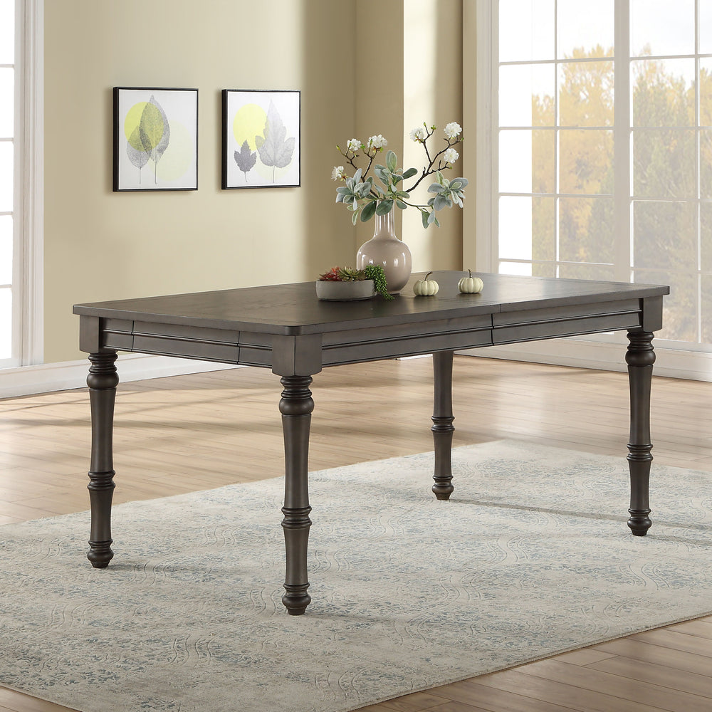 Linnett - Dining Table - Dark Brown