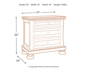 Robbinsdale Two Drawer Night Stand