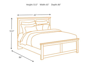 Maribel  Panel Bed