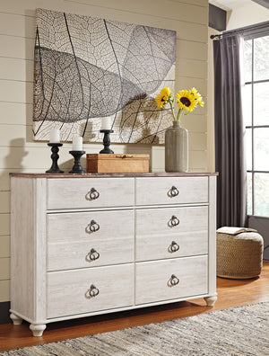 Willowton Six Drawer Dresser