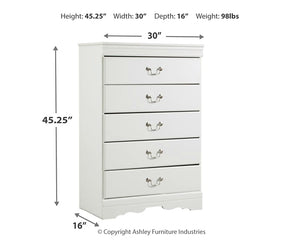 Anarasia Five Drawer Chest