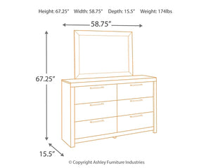 Derekson Dresser and Mirror