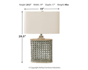 Deondra Metal Table Lamp (1/CN)