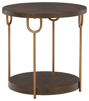 Brazburn Round End Table