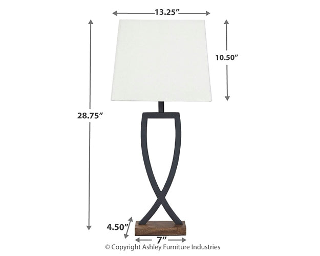 Makara Metal Table Lamp (2/CN)