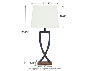 Makara Metal Table Lamp (2/CN)