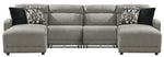 Colleyville 4-Piece Power Reclining Sectional with Chaise